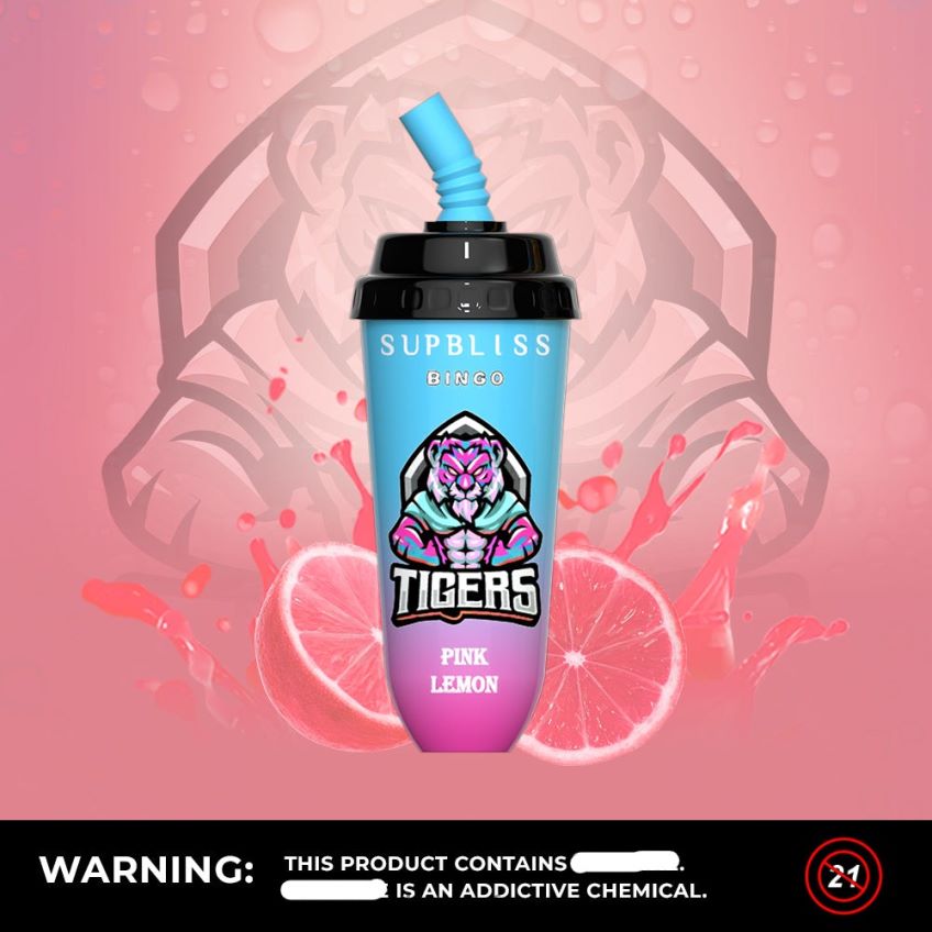 RandM Shop Avis - RandM Supbliss Bingo Appareil à dosettes de vape 8000 1 pièce citron rose 8V0DL0260