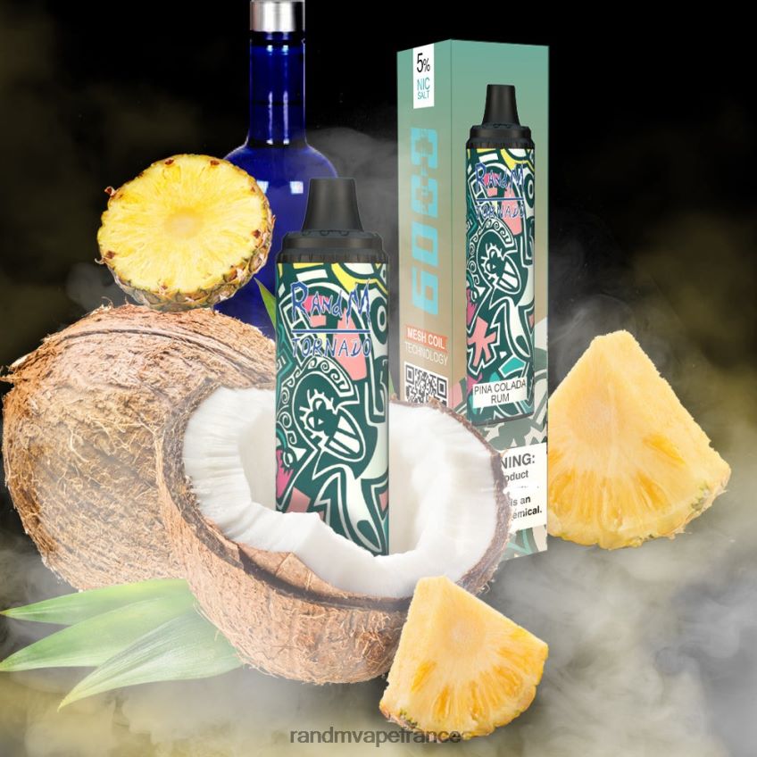 RandM Shop Avis - RandM Tornado Dispositif de contrôle du flux d'air 6000, 1 pièce rhum pina colada 8V0DL0280