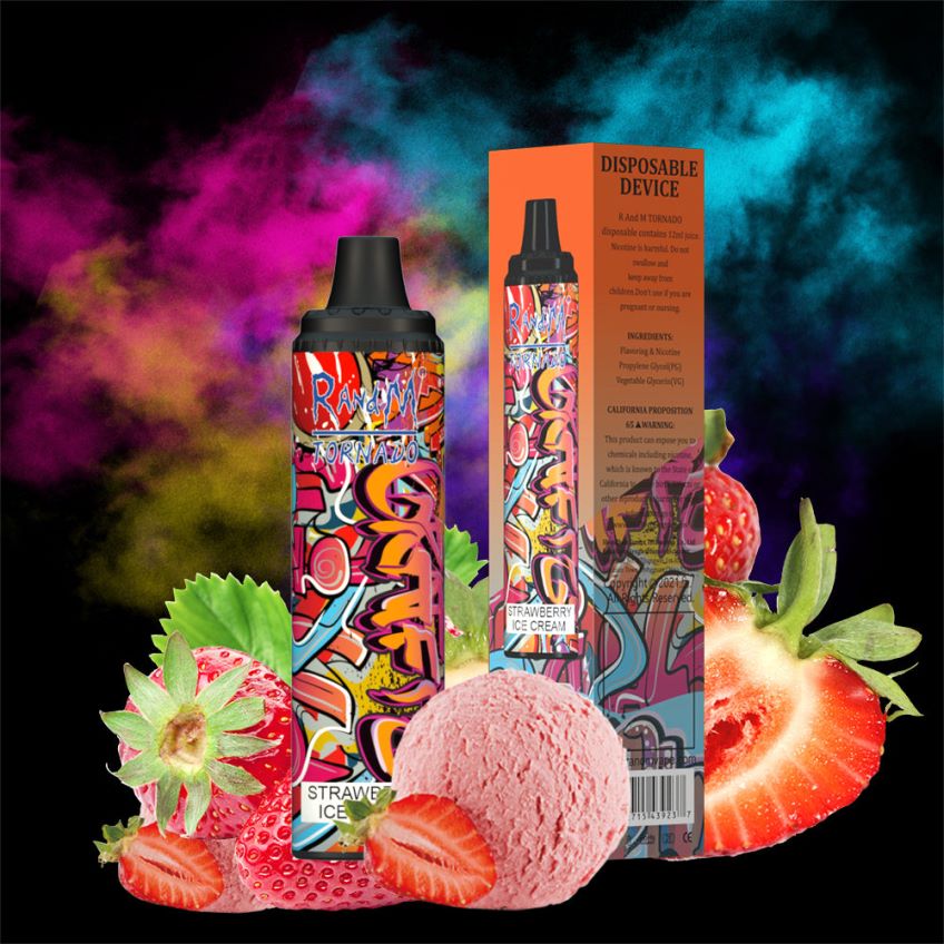 RandM Vape France - RandM Tornado Dispositif de contrôle du flux d\'air 6000, 1 pièce menthe fraîche 8V0DL0282