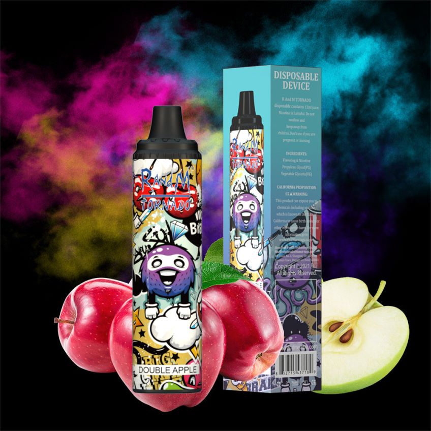 RandM Vape France - RandM Tornado Dispositif de contrôle du flux d\'air 6000, 1 pièce menthe fraîche 8V0DL0282