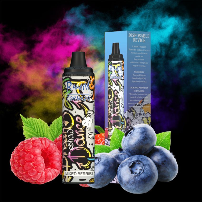 RandM Vape France - RandM Tornado Dispositif de contrôle du flux d\'air 6000, 1 pièce menthe fraîche 8V0DL0282