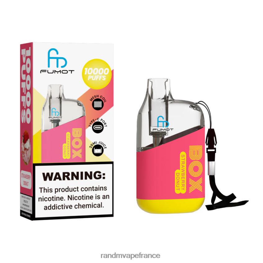 RandM Tornado France - Fumot Original RandM Tornado Box Dispositif de vape de contrôle du débit d\'air 10000 1 pièce menthe tabac 8V0DL0101