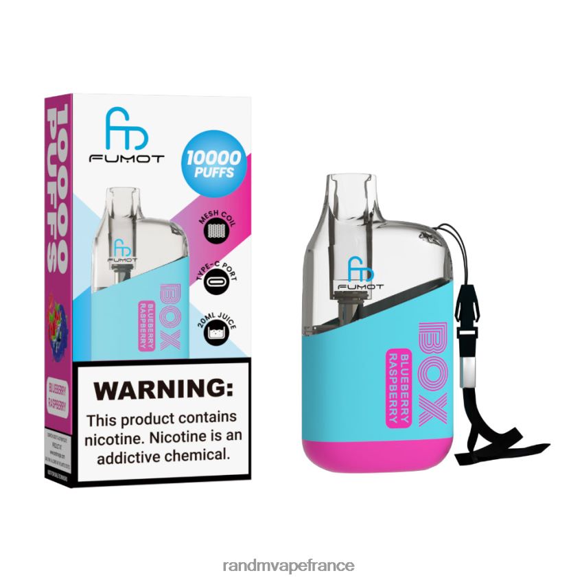 RandM Tornado France - Fumot Original RandM Tornado Box Dispositif de vape de contrôle du débit d\'air 10000 1 pièce menthe tabac 8V0DL0101