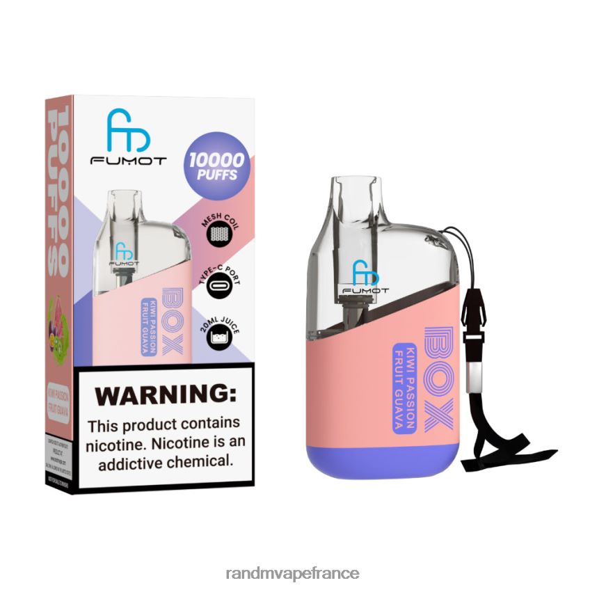 RandM Tornado France - Fumot Original RandM Tornado Box Dispositif de vape de contrôle du débit d\'air 10000 1 pièce menthe tabac 8V0DL0101
