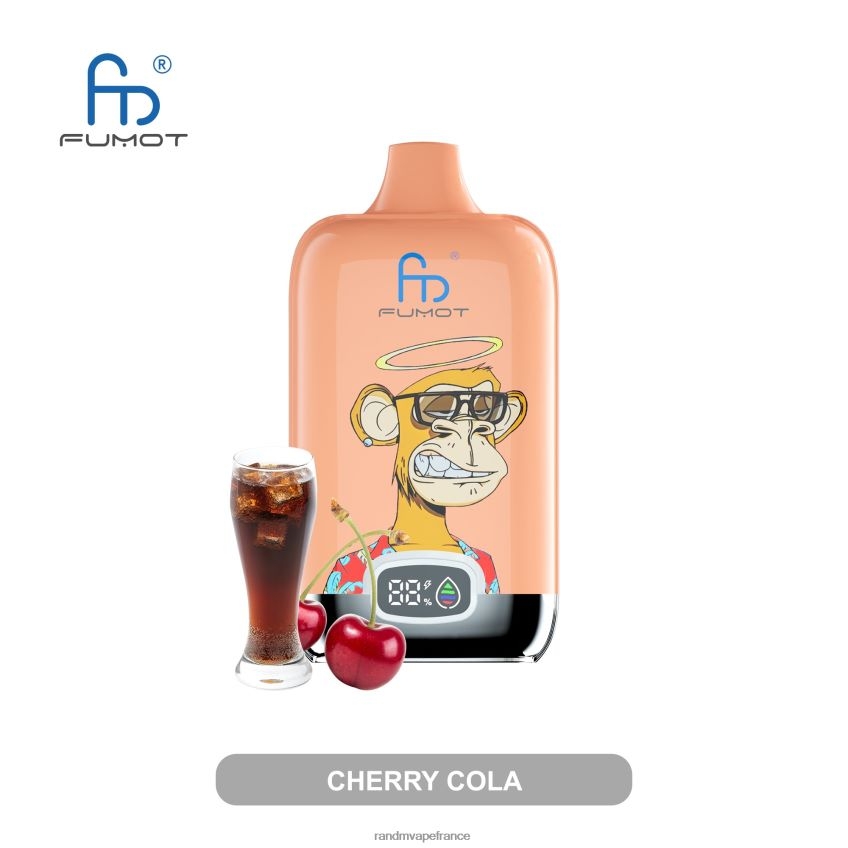 RandM Prix - Fumot Original RandM Digital Box Batterie 12000 et dispositif de vape à affichage liquide cola aux cerises 8V0DL016