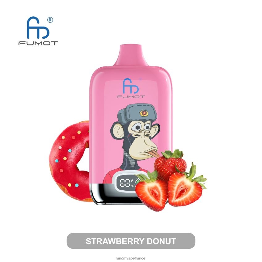 RandM Shop Avis - Fumot Original RandM Digital Box Batterie 12000 et dispositif de vape à affichage liquide sucette glacée 8V0DL010