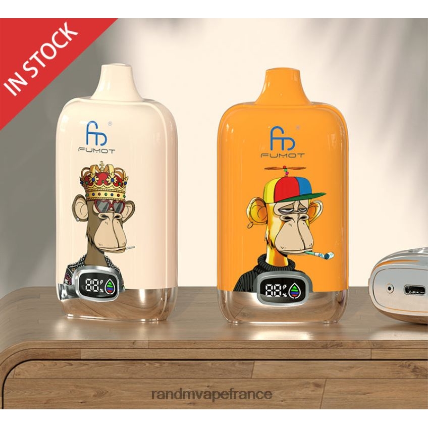 RandM Vape Paris - Fumot Original RandM Digital Box Batterie 12000 et dispositif de vape à affichage liquide Baies mélangées 8V0DL013