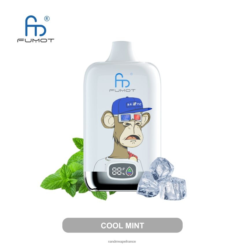 RandM Vape Paris - Fumot Original RandM Digital Box Batterie 12000 et dispositif de vape à affichage liquide Baies mélangées 8V0DL013