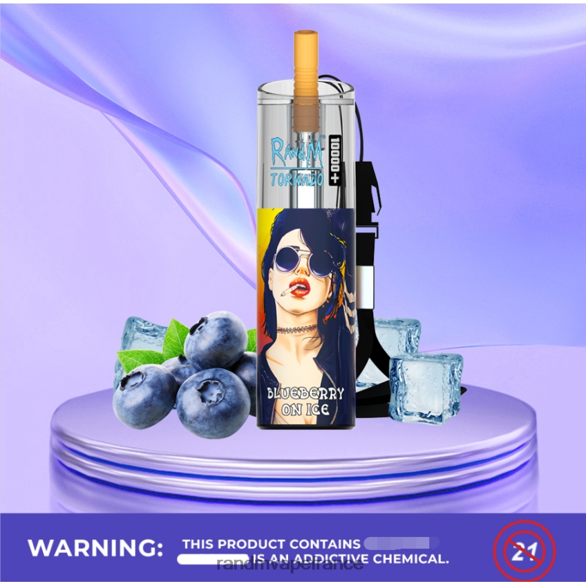 RandM Shop Avis - RandM Tornado 10000 plus dispositif de vape de contrôle du flux d\'air 1 pièce citron pomme rouge 8V0DL080