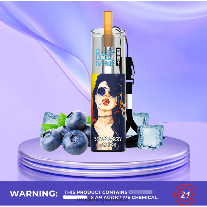 RandM Shop Avis - RandM Tornado 10000 plus dispositif de vape de contrôle du flux d\'air 1 pièce citron pomme rouge 8V0DL080