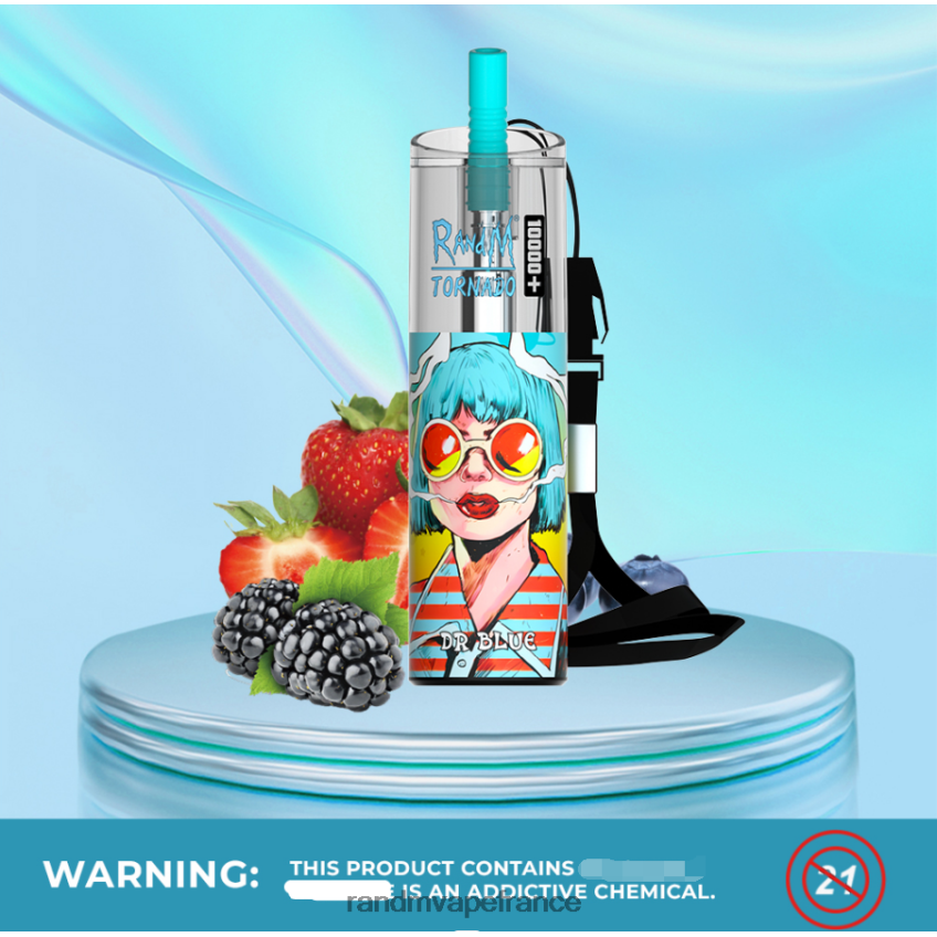 RandM Shop Avis - RandM Tornado 10000 plus dispositif de vape de contrôle du flux d\'air 1 pièce citron pomme rouge 8V0DL080