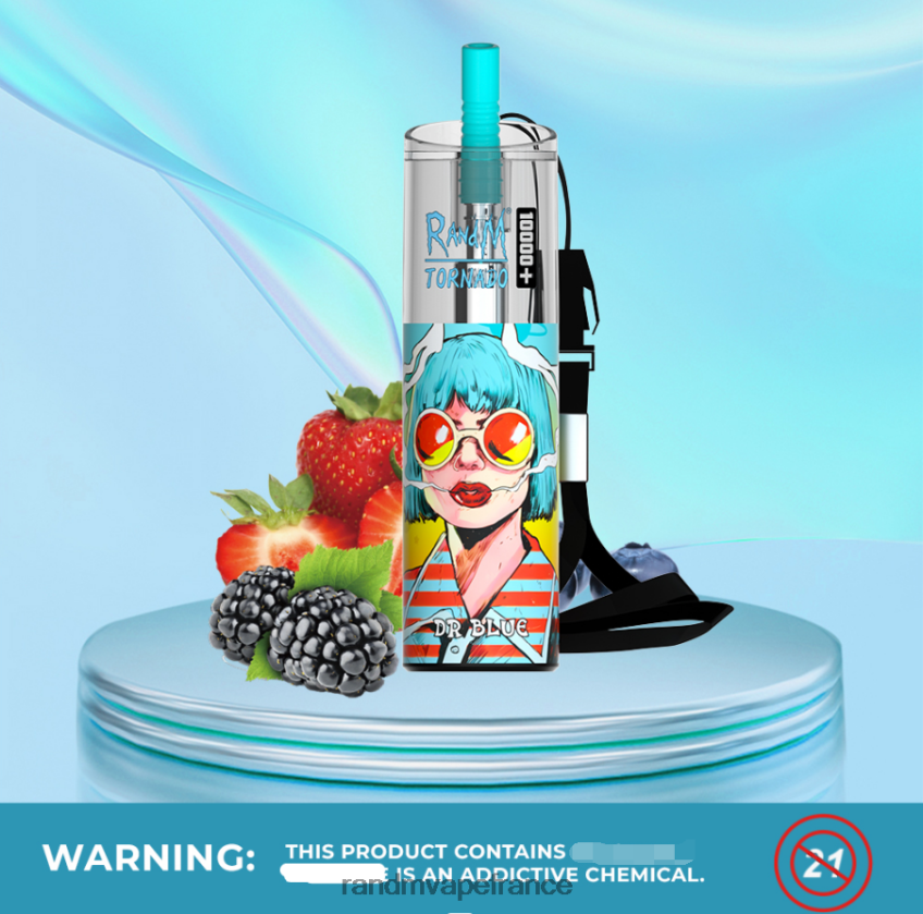 RandM Tornado Marseille Avis - RandM Tornado 10000 plus dispositif de vape de contrôle du flux d'air 1 pièce docteur bleu 8V0DL084
