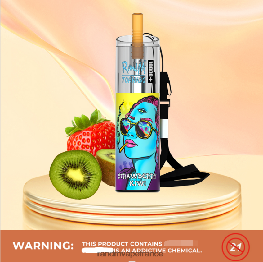 RandM Tornado Puff - RandM Tornado 10000 plus dispositif de vape de contrôle du flux d\'air 1 pièce pêche mangue 8V0DL085