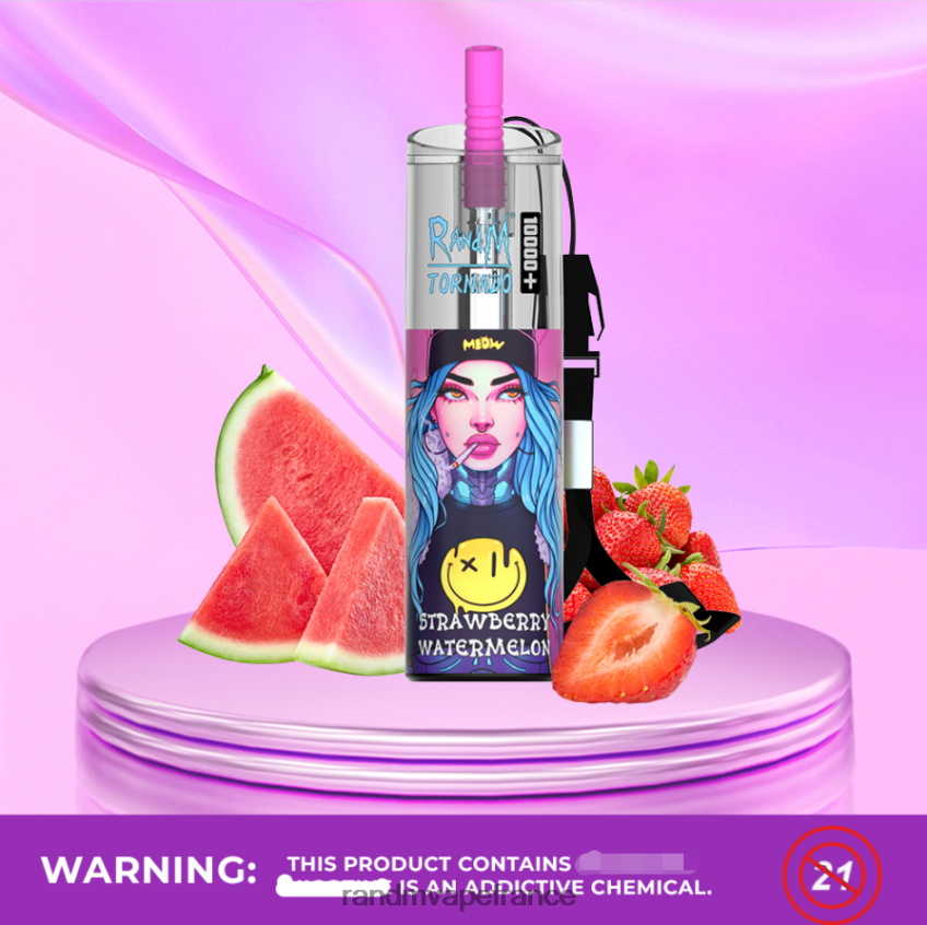 RandM Tornado Puff - RandM Tornado 10000 plus dispositif de vape de contrôle du flux d\'air 1 pièce pêche mangue 8V0DL085