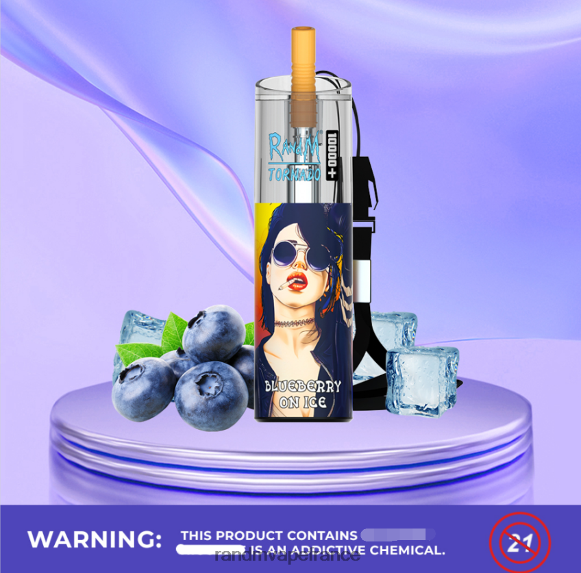 RandM Tornado Puff - RandM Tornado 10000 plus dispositif de vape de contrôle du flux d\'air 1 pièce pêche mangue 8V0DL085