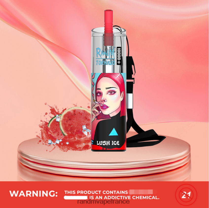 RandM Tornado Puff - RandM Tornado 10000 plus dispositif de vape de contrôle du flux d\'air 1 pièce pêche mangue 8V0DL085