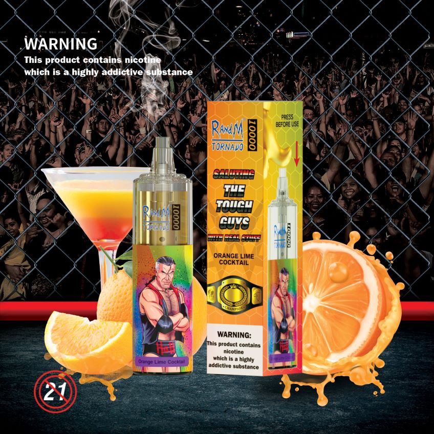 RandM Tornado Paris - RandM Tornado Dispositif de vape de contrôle du débit d\'air 10000 1 pièce pastèque fraise 8V0DL0108