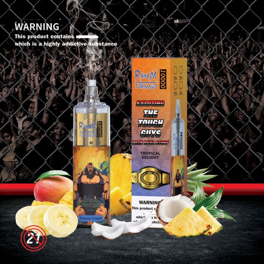 RandM Vape France - RandM Tornado Dispositif de vape de contrôle du débit d\'air 10000 1 pièce limonade à la pastèque 8V0DL0112