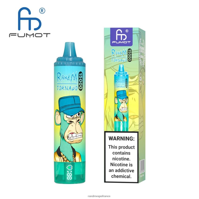 RandM Prix - Fumot RandM Tornado Appareil de vape 15000 avec batterie et affichage ejuice version 1 vimto 8V0DL026