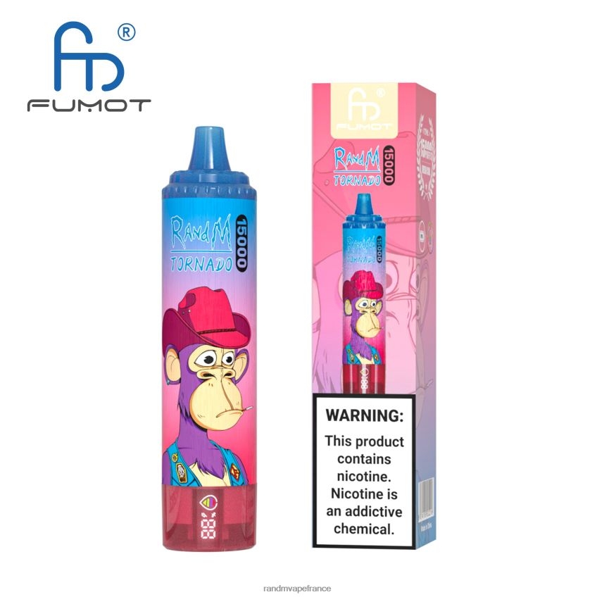 RandM Prix - Fumot RandM Tornado Appareil de vape 15000 avec batterie et affichage ejuice version 1 vimto 8V0DL026