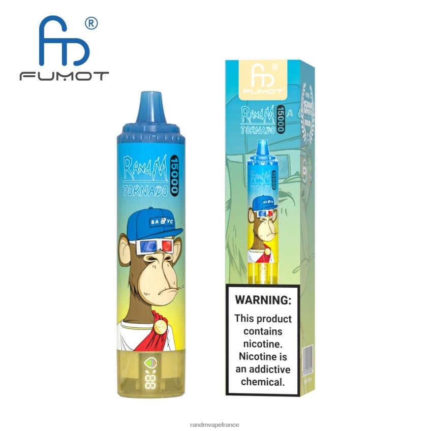 RandM Prix - Fumot RandM Tornado Appareil de vape 15000 avec batterie et affichage ejuice version 1 vimto 8V0DL026