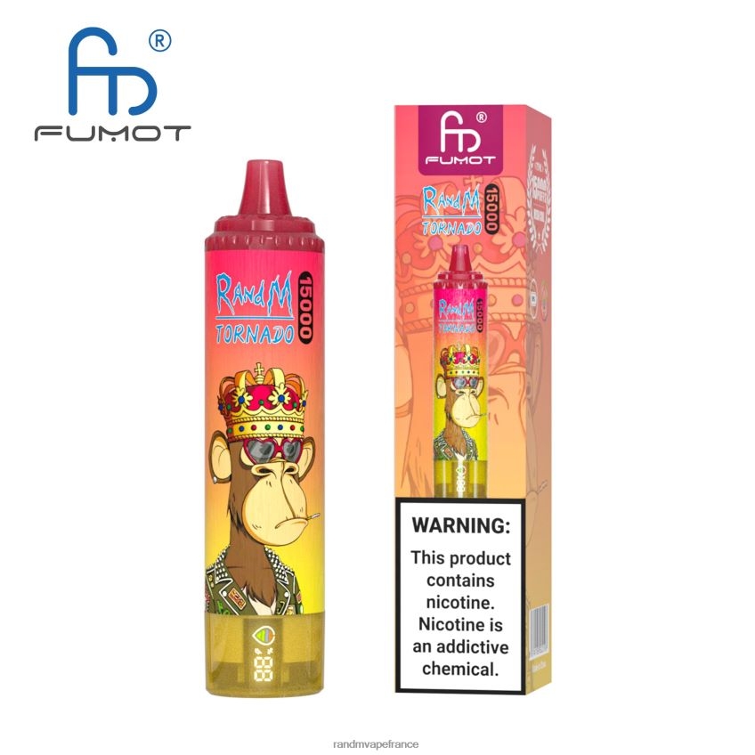 RandM Prix - Fumot RandM Tornado Appareil de vape 15000 avec batterie et affichage ejuice version 1 vimto 8V0DL026