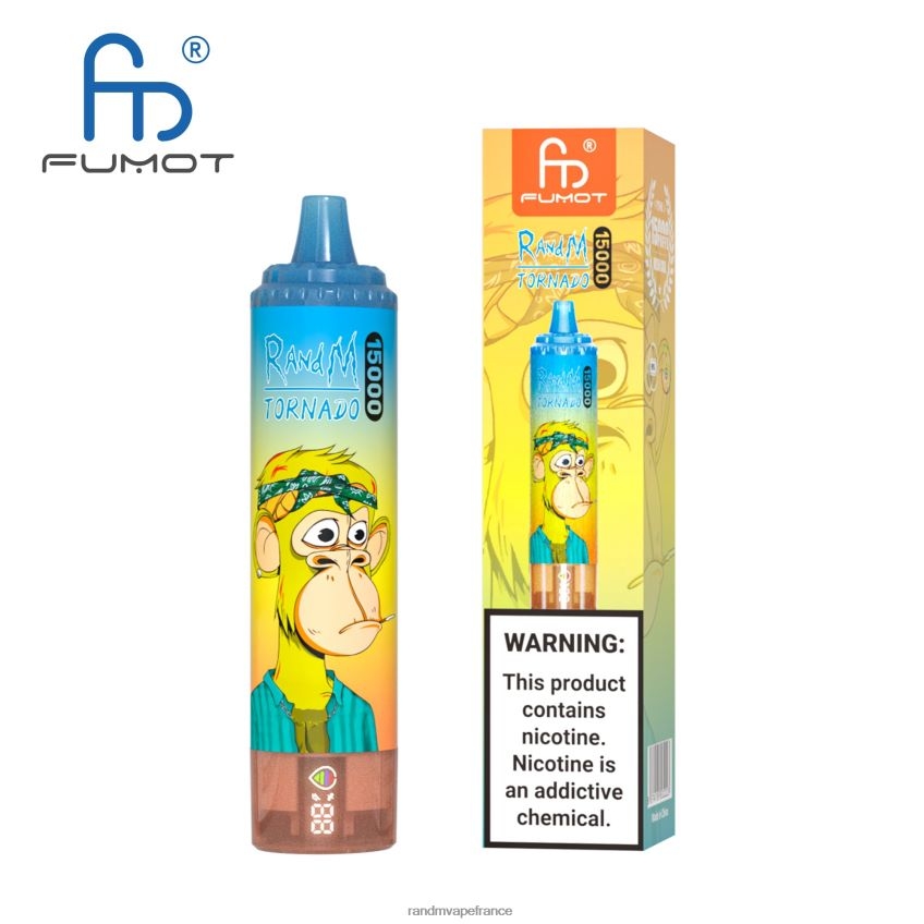 RandM Prix - Fumot RandM Tornado Appareil de vape 15000 avec batterie et affichage ejuice version 1 vimto 8V0DL026