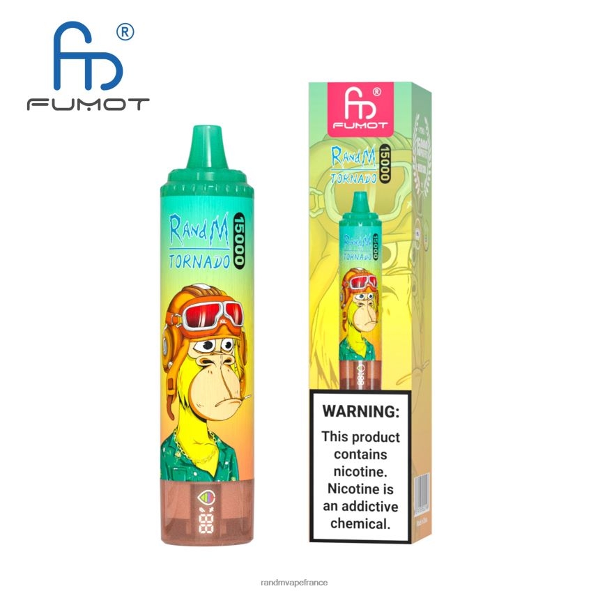 RandM Prix - Fumot RandM Tornado Appareil de vape 15000 avec batterie et affichage ejuice version 1 vimto 8V0DL026