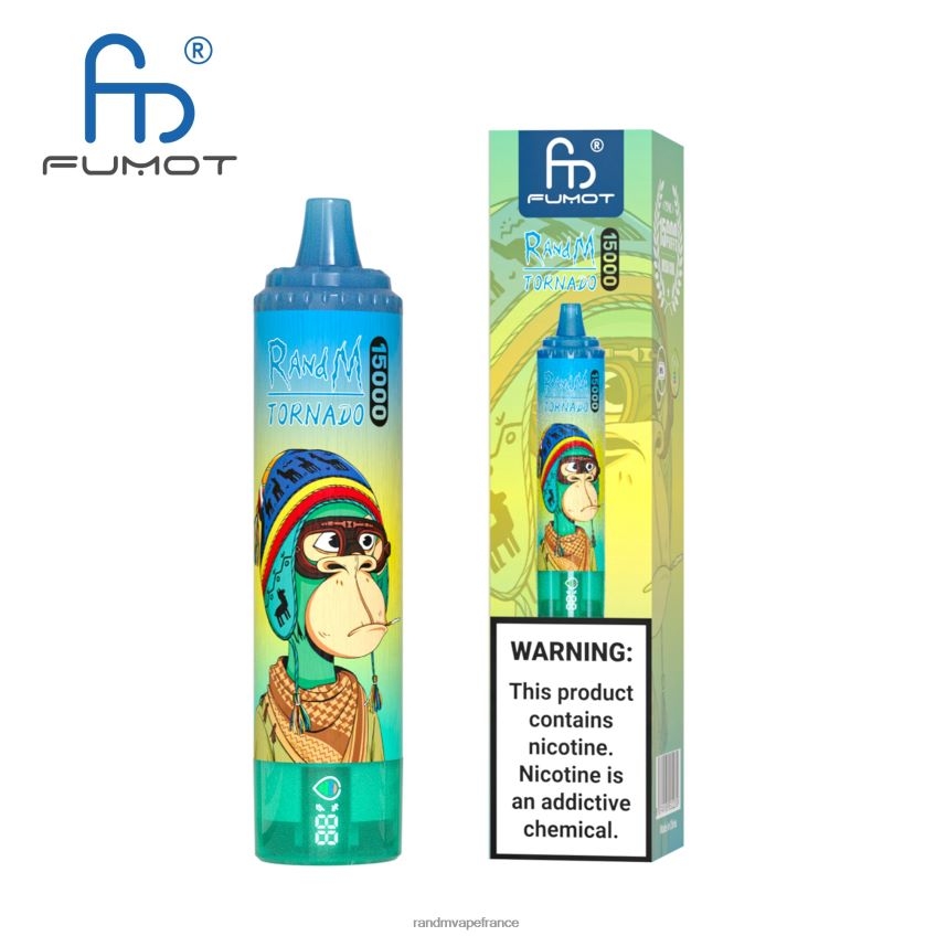 RandM Prix - Fumot RandM Tornado Appareil de vape 15000 avec batterie et affichage ejuice version 1 vimto 8V0DL026