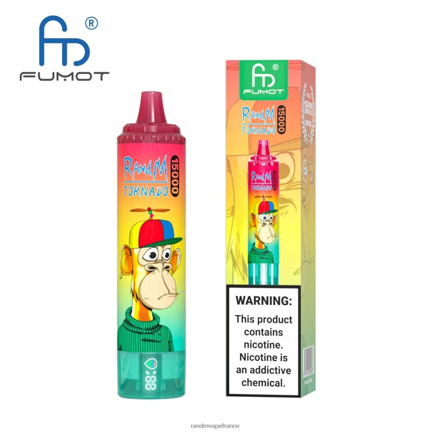 RandM Prix - Fumot RandM Tornado Appareil de vape 15000 avec batterie et affichage ejuice version 1 vimto 8V0DL026