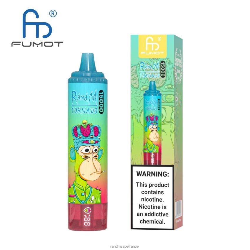 RandM Prix - Fumot RandM Tornado Appareil de vape 15000 avec batterie et affichage ejuice version 1 vimto 8V0DL026
