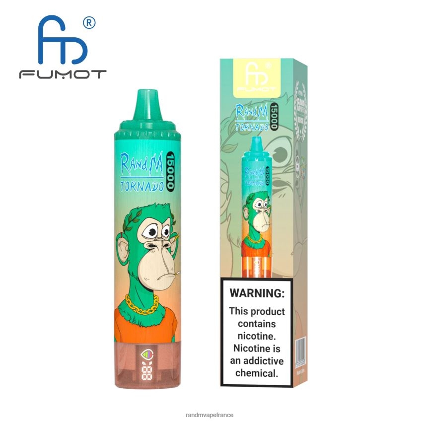 RandM Prix - Fumot RandM Tornado Appareil de vape 15000 avec batterie et affichage ejuice version 1 vimto 8V0DL026