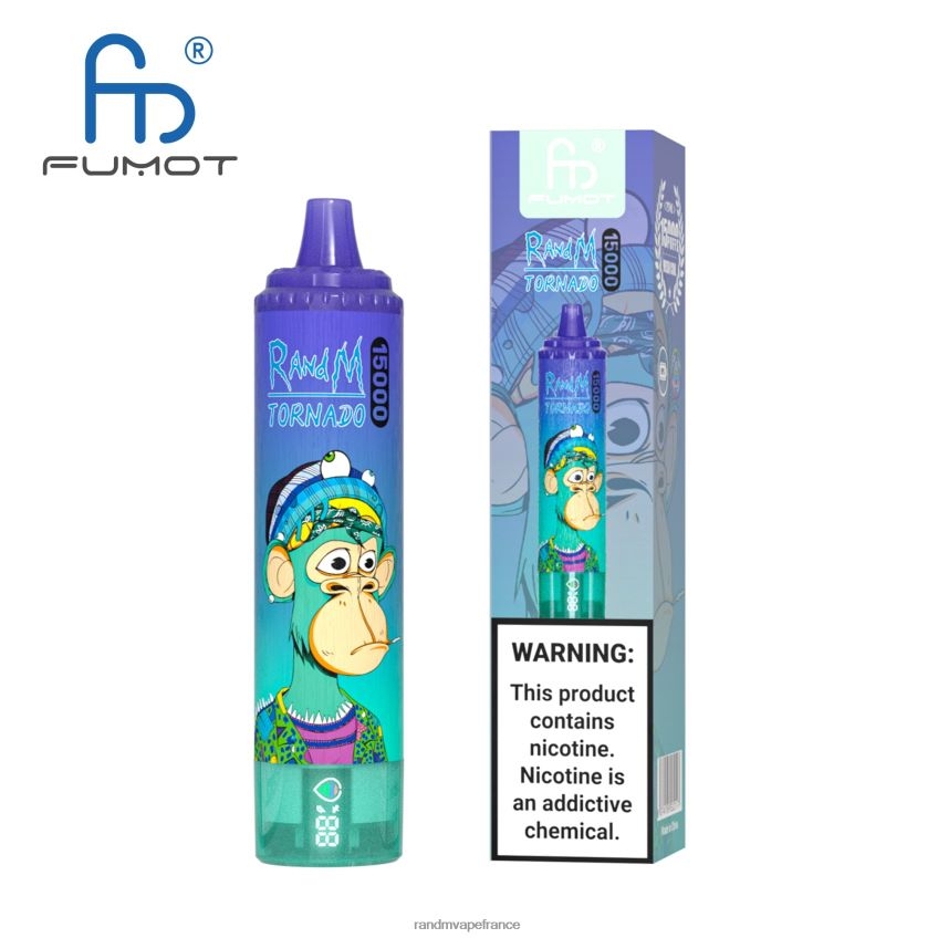 RandM Prix - Fumot RandM Tornado Appareil de vape 15000 avec batterie et affichage ejuice version 1 vimto 8V0DL026