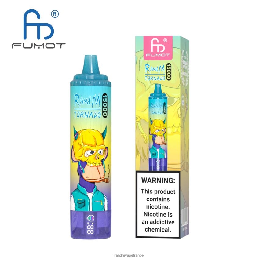 RandM Prix - Fumot RandM Tornado Appareil de vape 15000 avec batterie et affichage ejuice version 1 vimto 8V0DL026