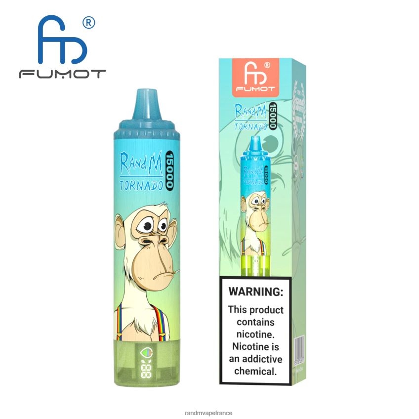 RandM Prix - Fumot RandM Tornado Appareil de vape 15000 avec batterie et affichage ejuice version 1 vimto 8V0DL026