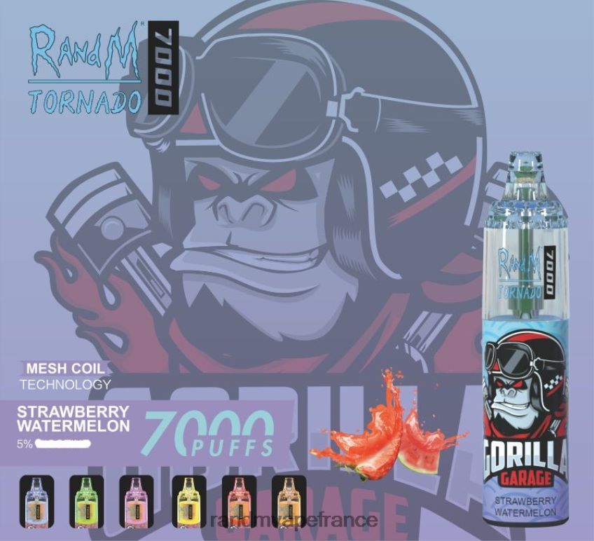 RandM Prix - RandM Tornado Dispositif de vape de contrôle du flux d\'air 7000 1 pièce Baies mélangées 8V0DL0176