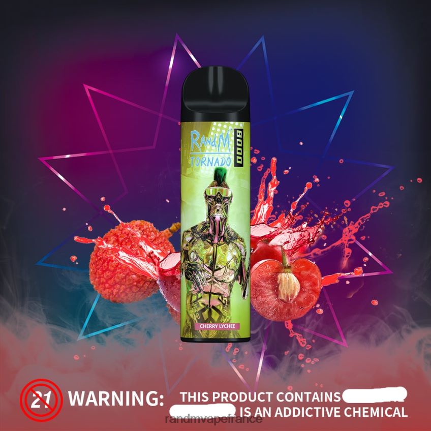 RandM Shop Avis - RandM Tornado Dispositif de vape de contrôle du flux d\'air 8000 1 pièce pomme aigre 8V0DL0240