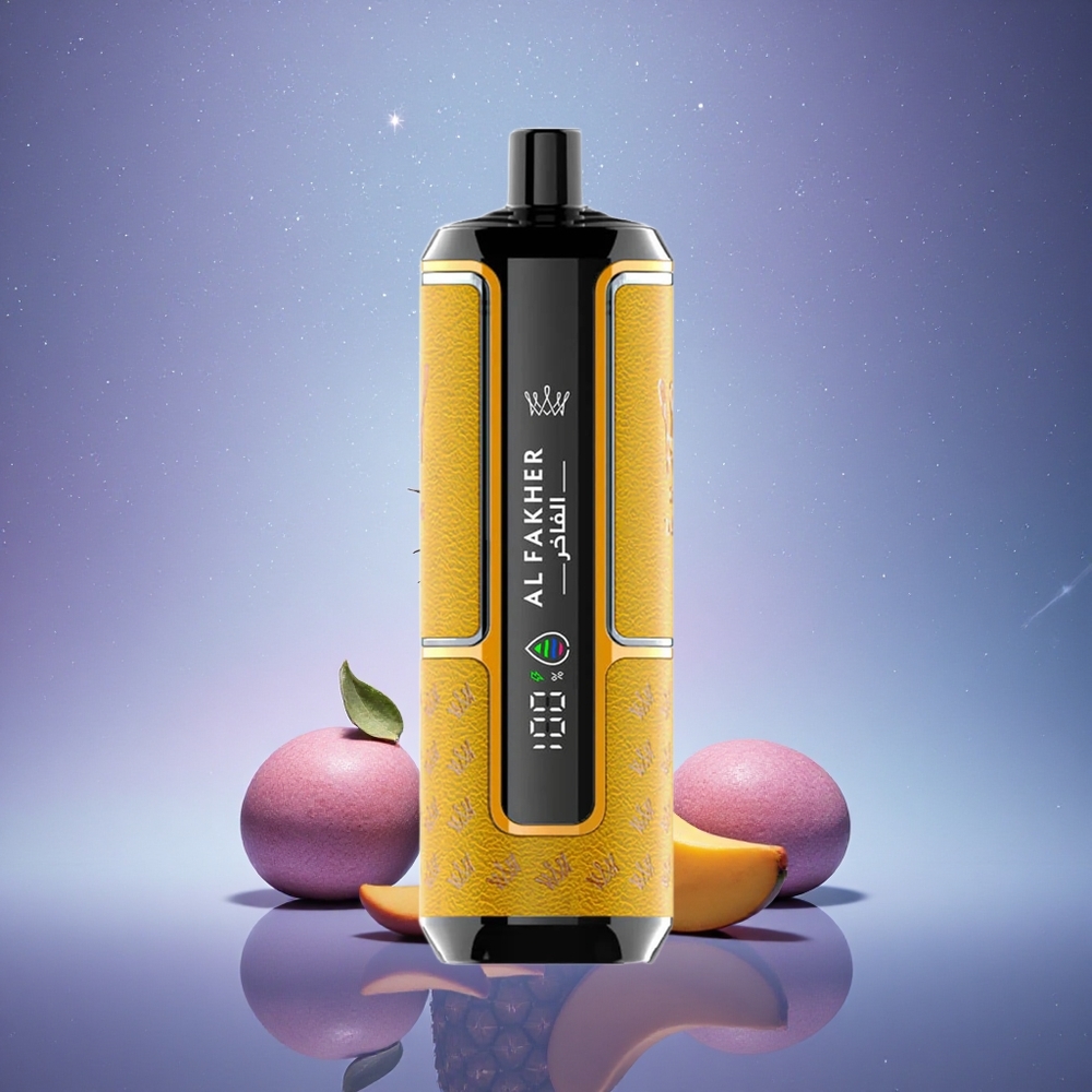 Al Fakher Crown Bar 15K Hypermax Ananas Mangue Hypermax Léger Portatif