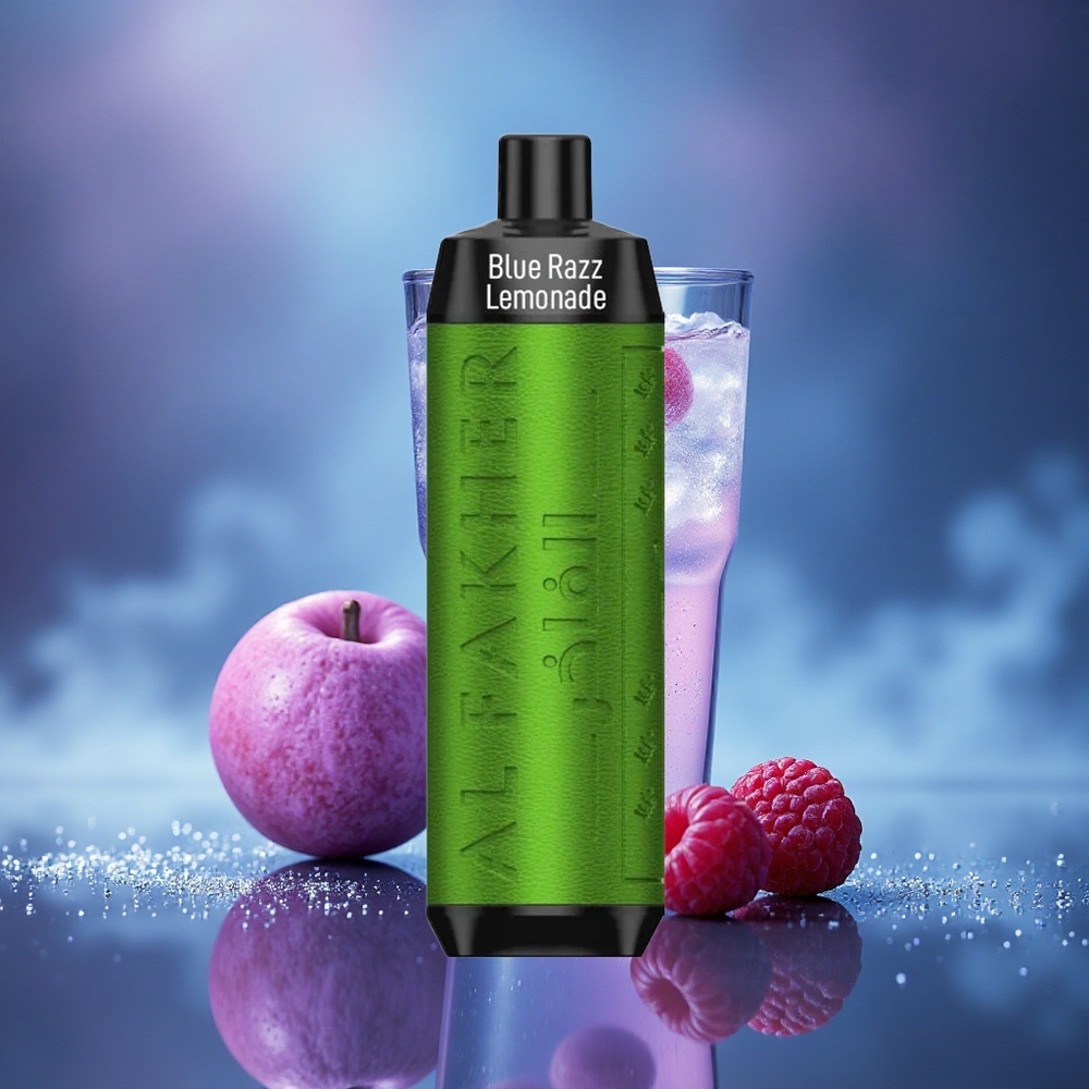 Al Fakher Crown Bar 8000 Crystal Citronade Bleu Razz à la Résistance 0,6 Ohm
