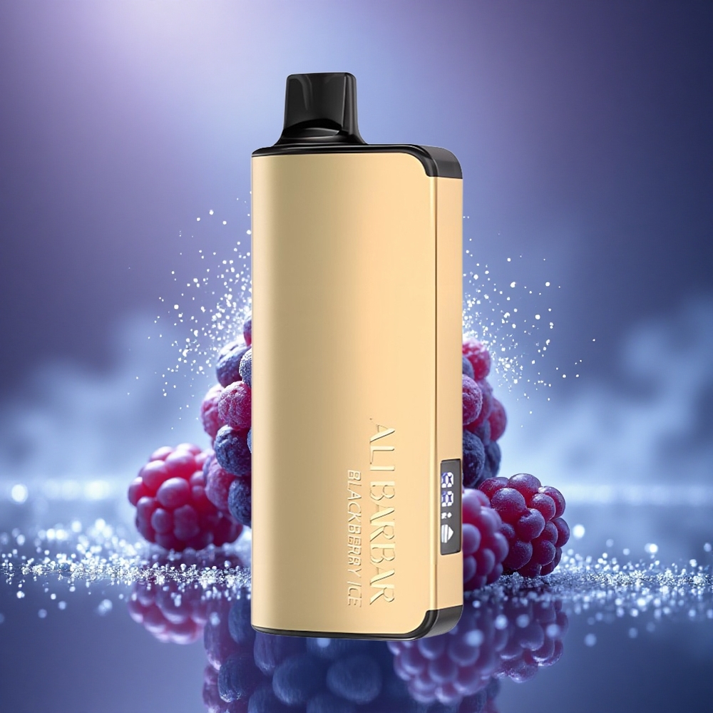 Alibarbar Ingot 9000 Puffs Glace Mûre 22ml LED