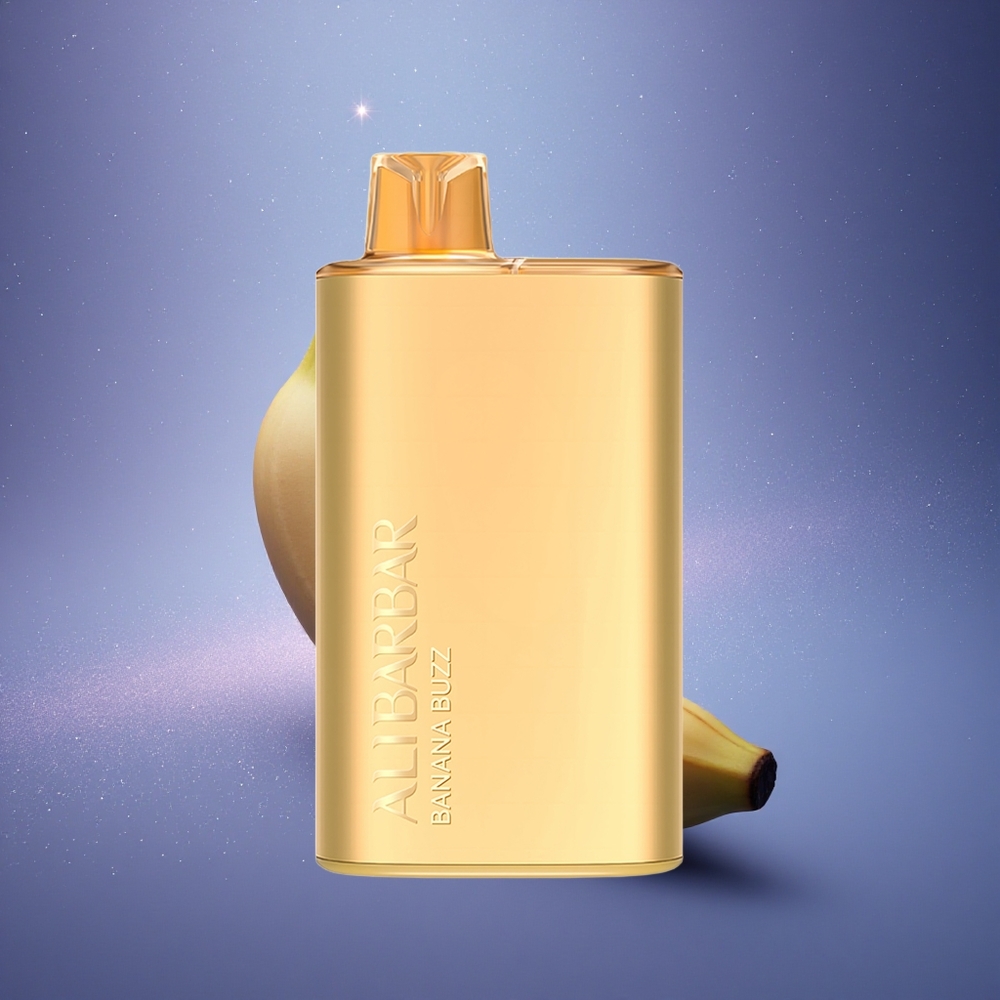 Alibarbar Rich 8000 Puffs Banane Bourdonnement 2000mAh 20ml