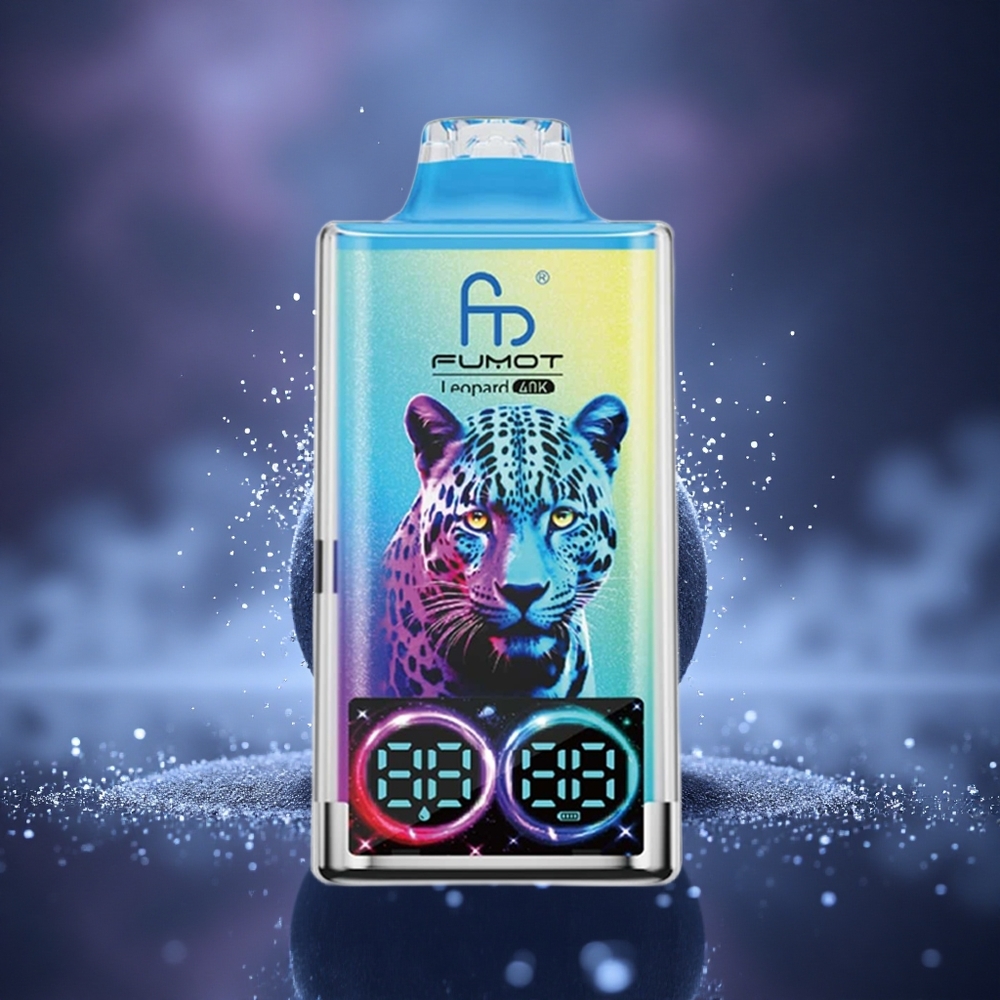 Fumot Leopard 40K Puffs Dragon Noir Glace Dual Mesh 5% Nicotine 700mAh Type-C