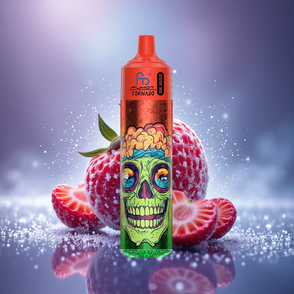 Fumot Randm Tornado 30000 Puffs Glace Fraise Baie avec 30mL et 1.0 Ohm