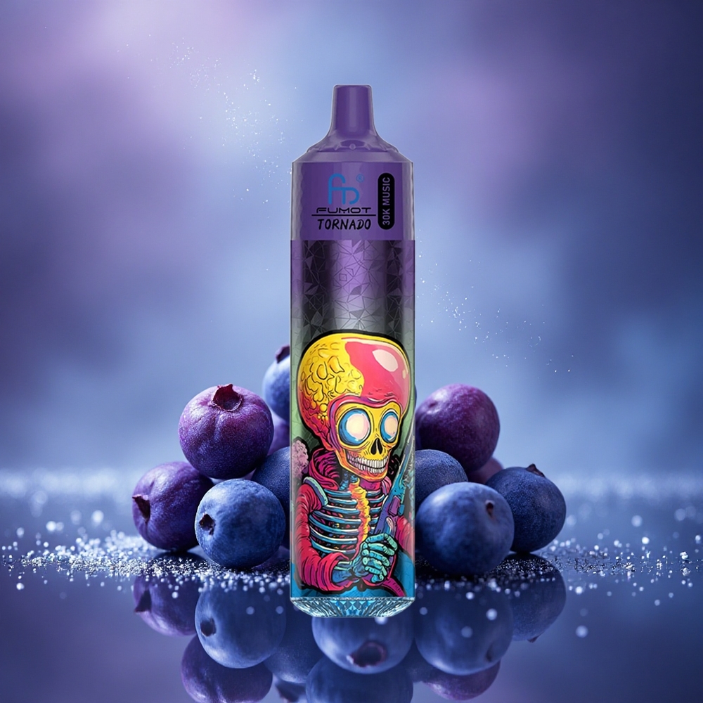 Fumot Randm Tornado 30000 Puffs Mûre Myrtille Noir Mesh 30mL 5%