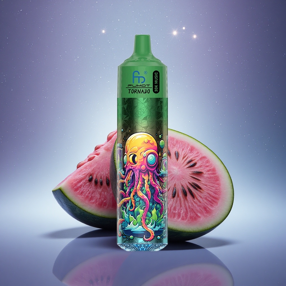 Fumot Randm Tornado 30000 Puffs Melon d'Eau Melon Brodé 30mL 5% 1.0 Ohm