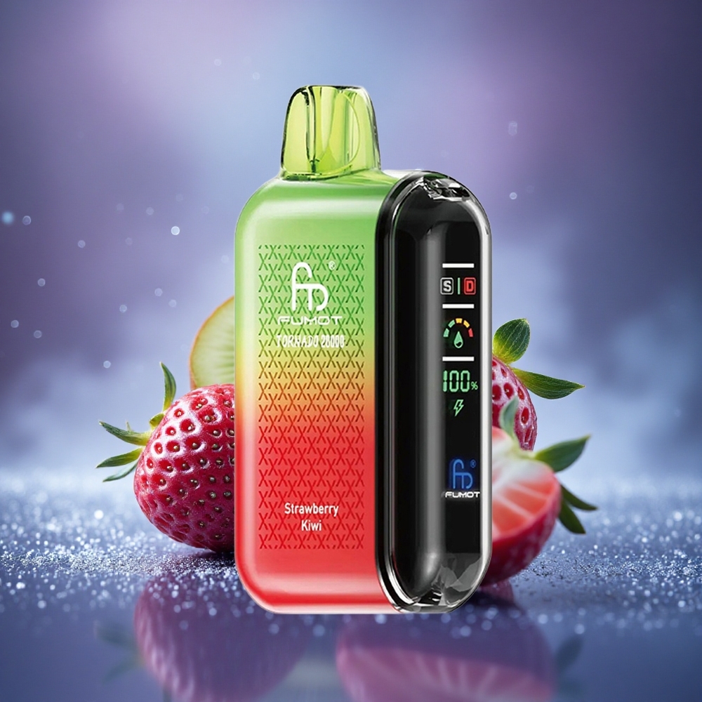 Fumot Tornado 20000 Puffs Fraise Kiwi Double Mesh 2%