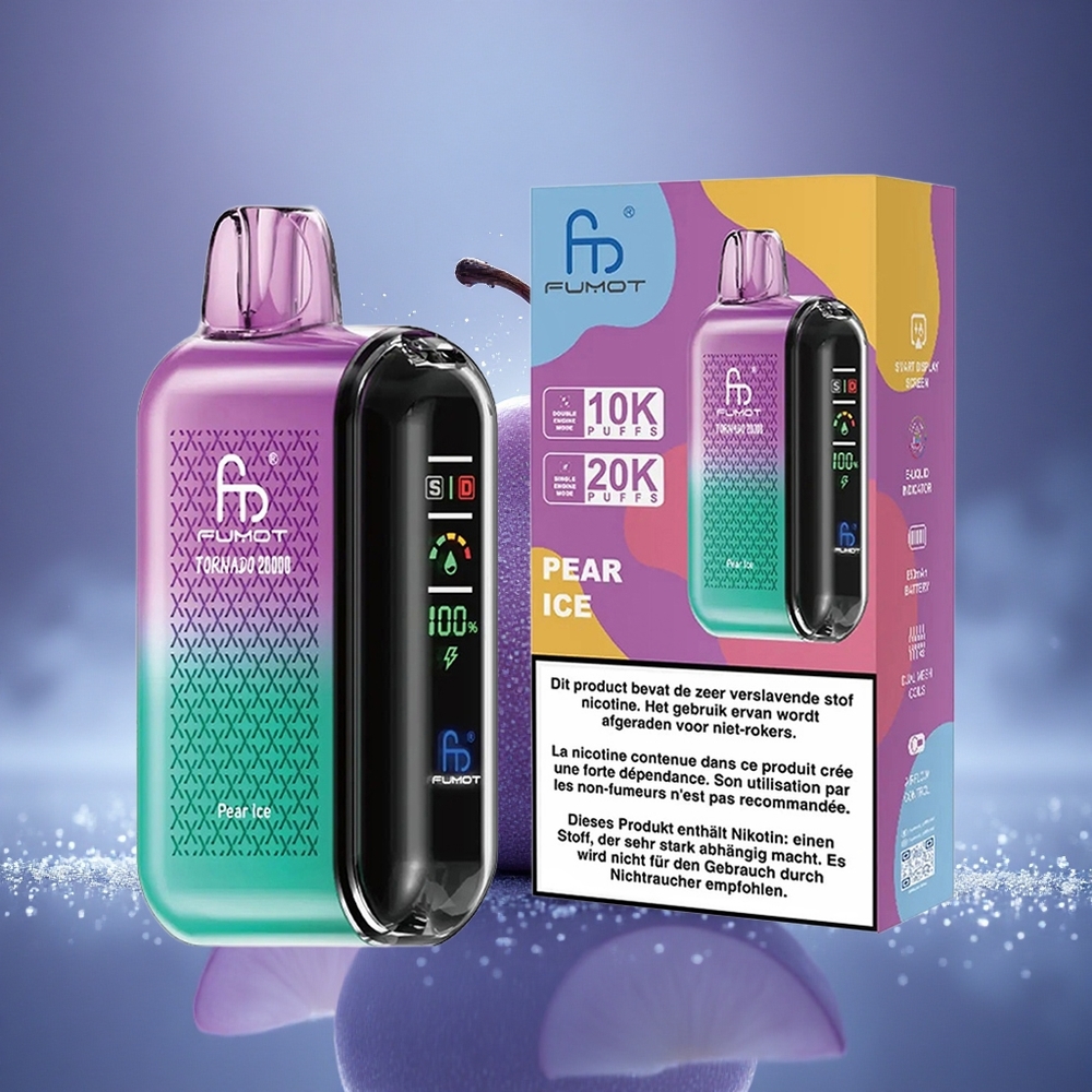 Fumot Tornado 20000 Puffs Poire Glacée Double Mesh