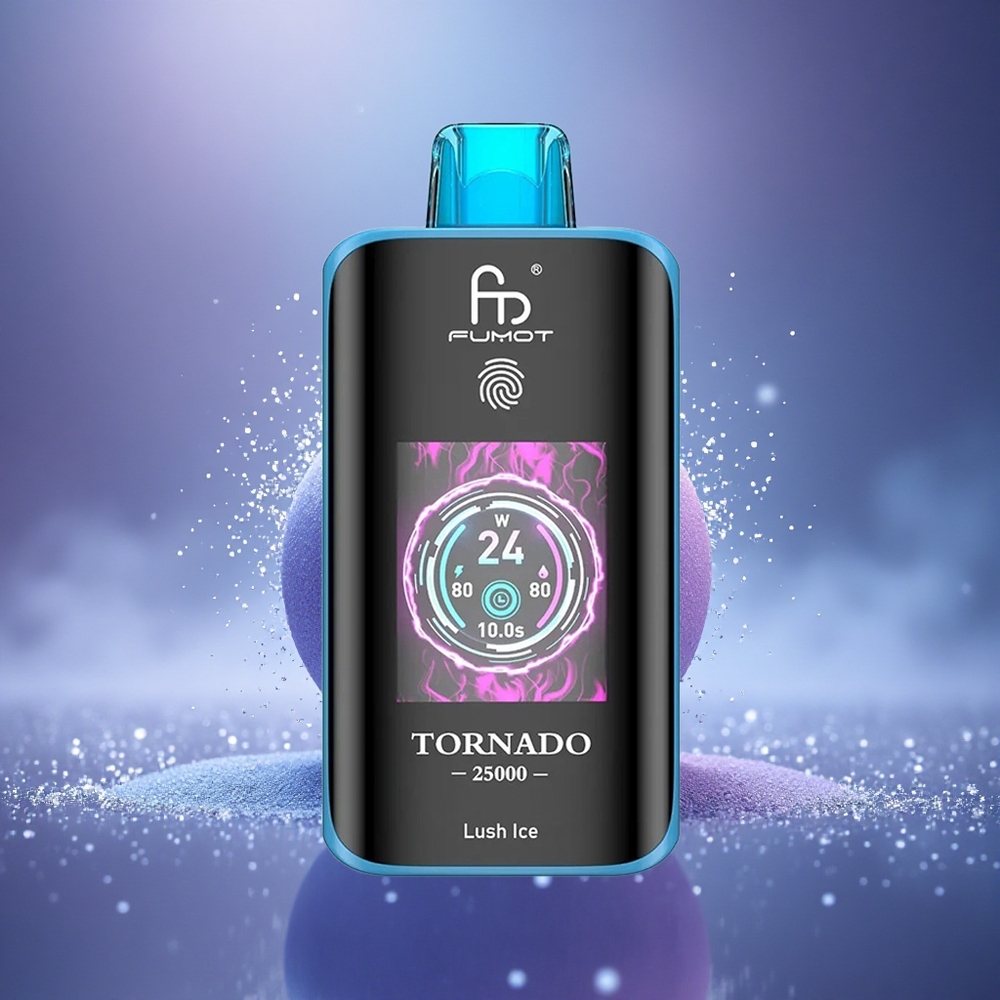 Fumot Tornado 25000 Puffs Glace Rafraîchissante HD avec Batterie 700mAh