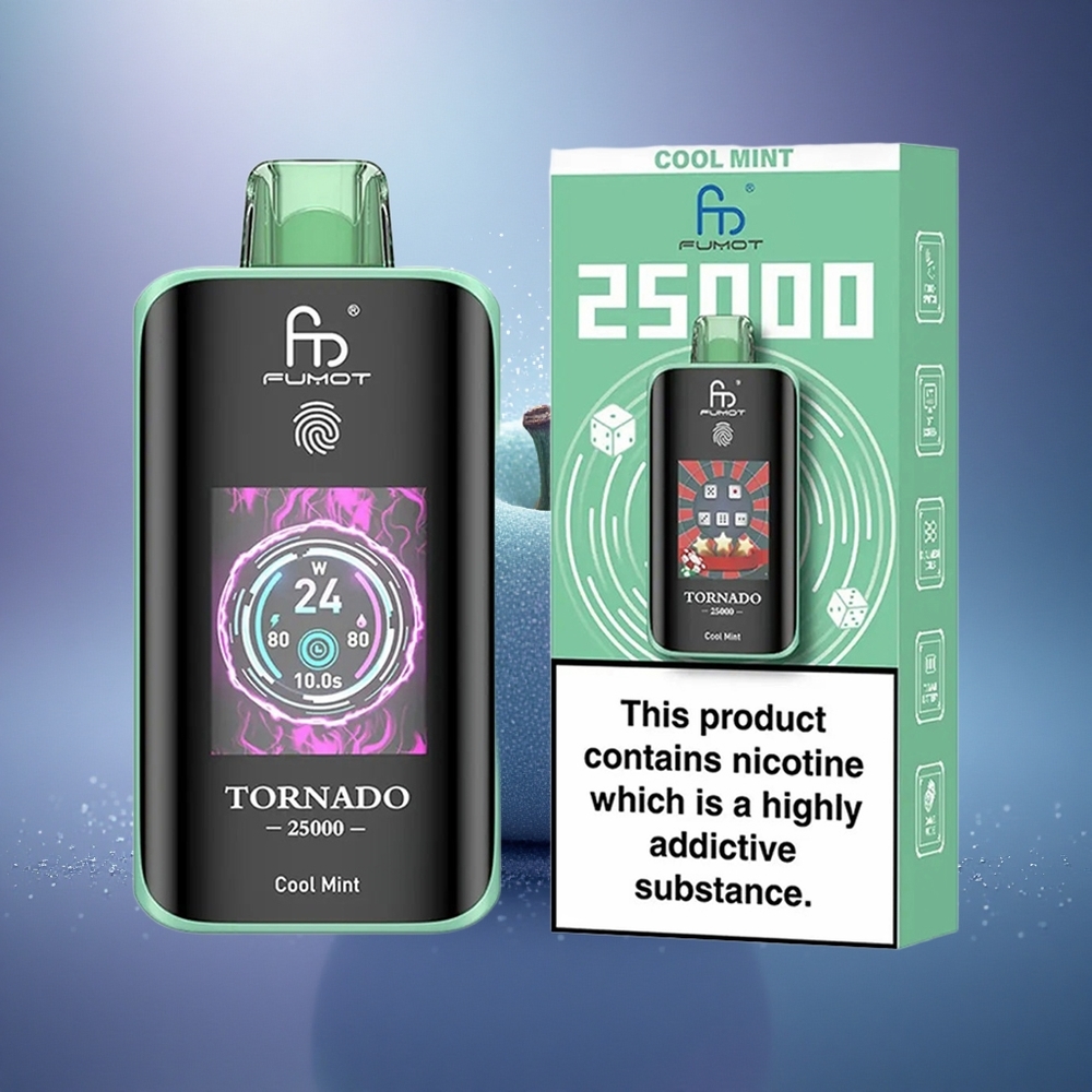 Fumot Tornado 25000 Puffs Menthe Fraîche HD 700mAh 20ml