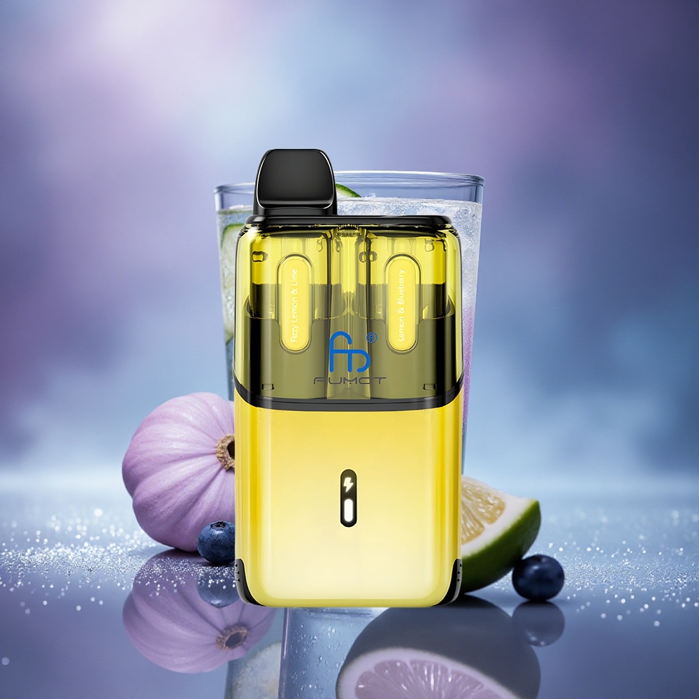 Fumot Ultra T32000 Puffs Citron Pétillant & Myrtille - Charge Rapide Type-C & Bobine Mesh Avancée